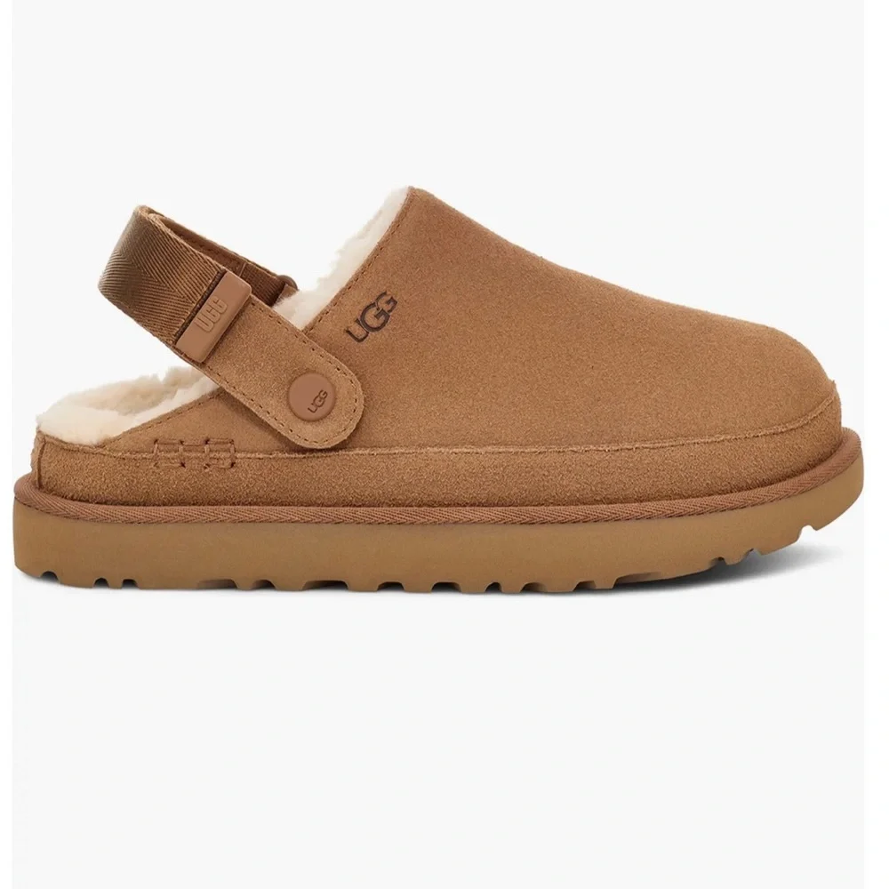 UGG Goldenstar Cozy Clog. Size 10. Color: Chestnut. - Picture 6 of 15